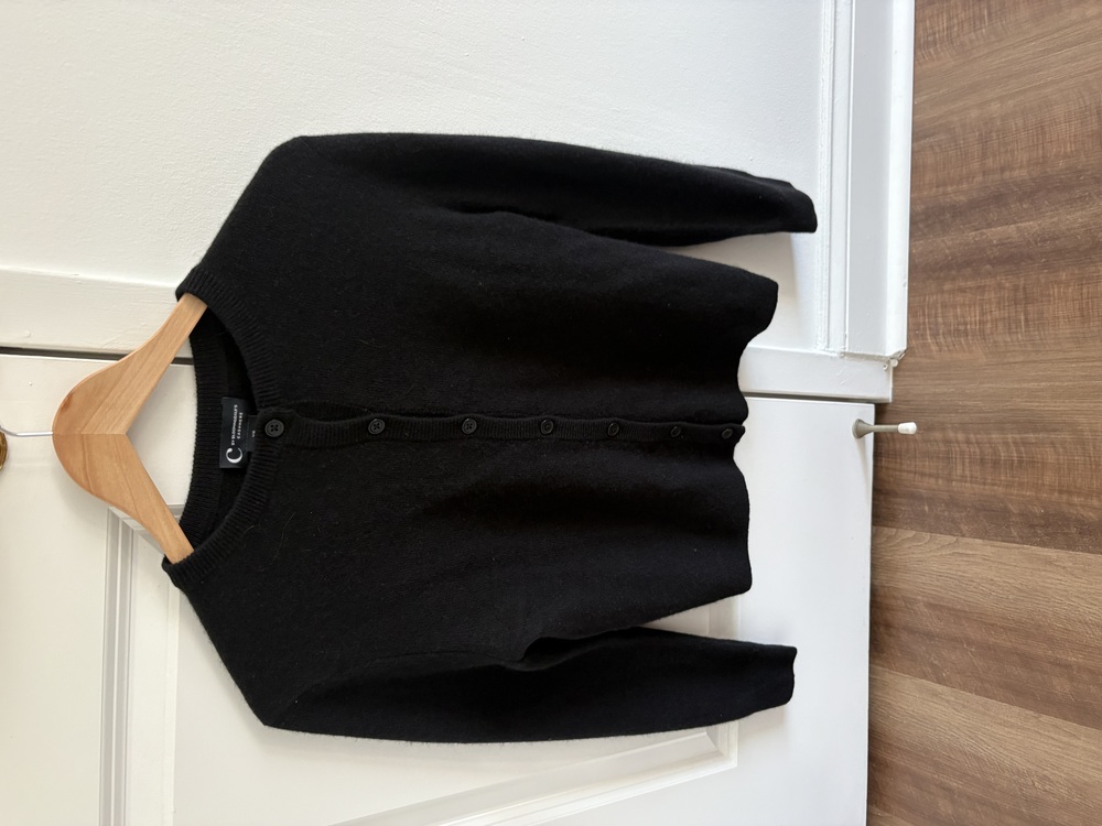 C by Bloomingdale’s cashmere cardigan XS NWOT
